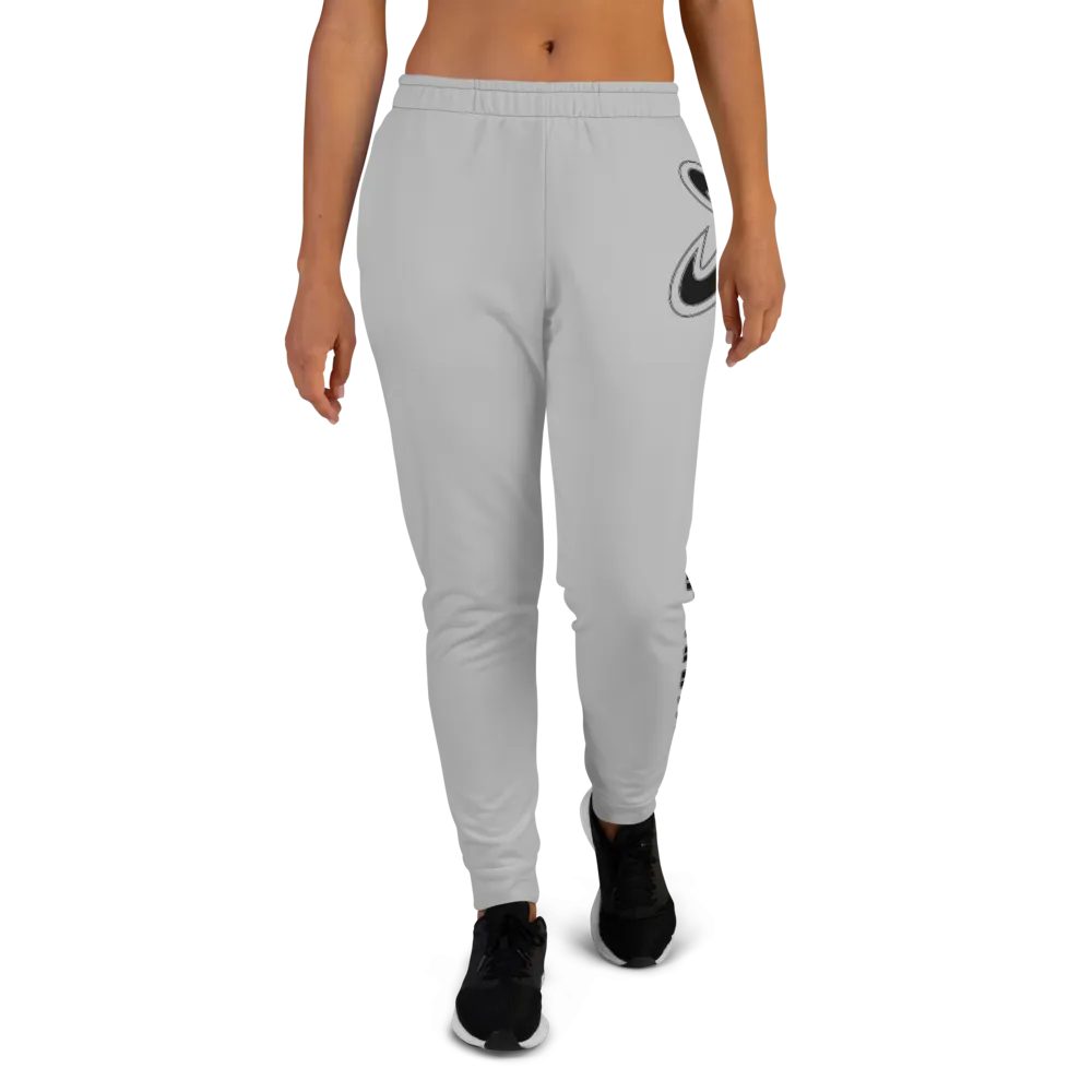 Athletic Apparatus Grey 2 Black Logo Women's Joggers