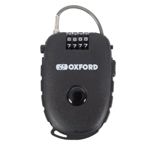 Cable Lock Oxford Retra Cable, Black, 75cm