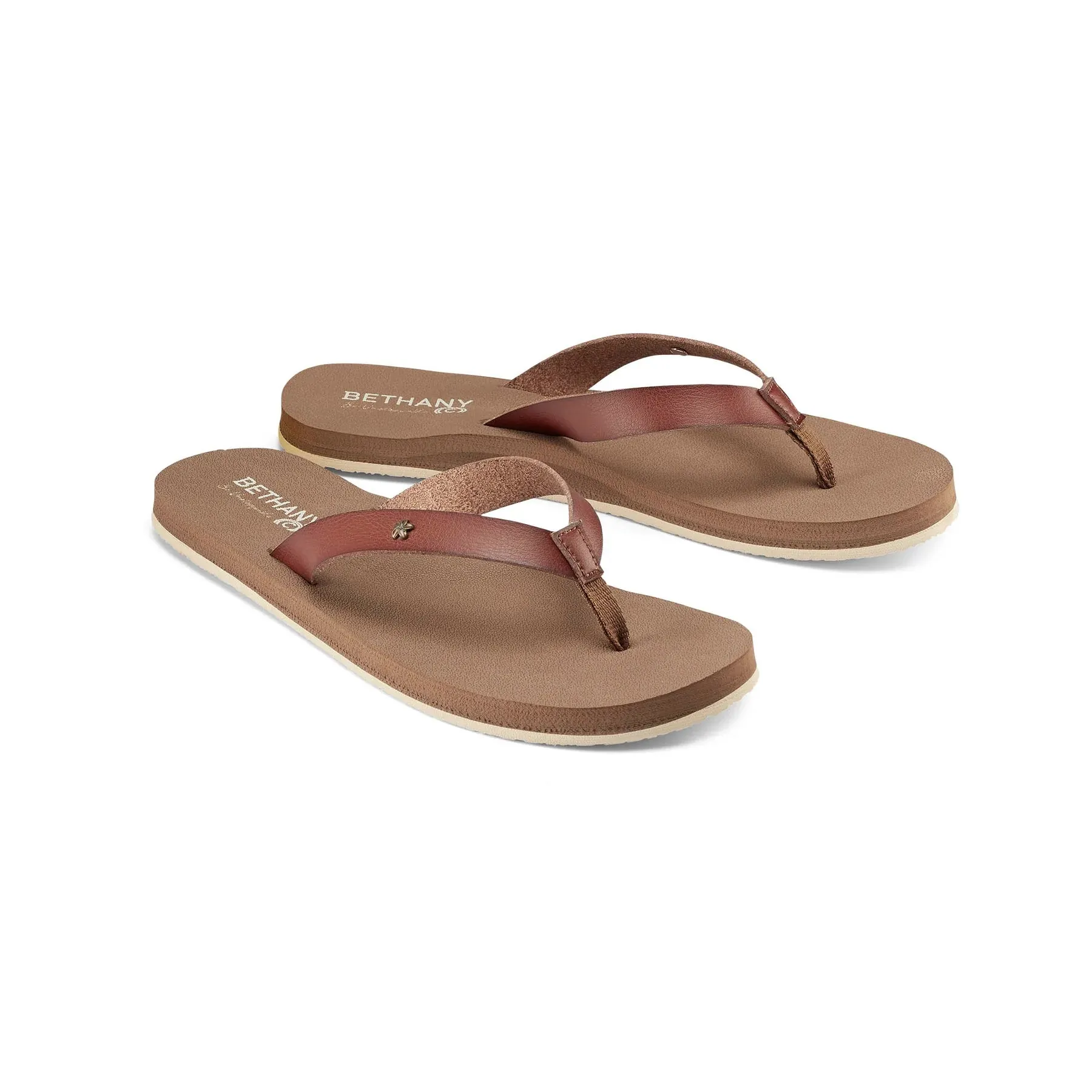 Cobian Women's Bethany Kealia Flip Flop - Chestnut BTK22-210
