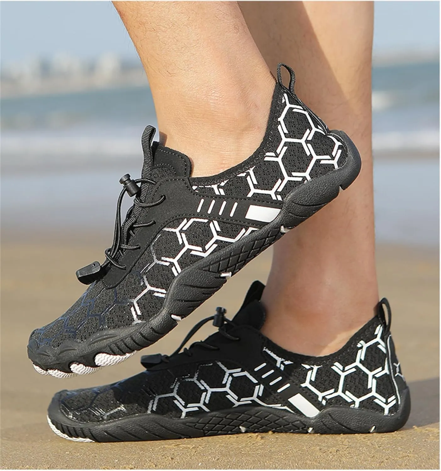 Footwear Barefoot Shoes Womens Mens Quick Dry Healthy Non-Slip Baresteps Athletic Wide Toe Running Water with Drainage Holes Hike Pro Box Hiking Walking Breathable Lightweight Unisex