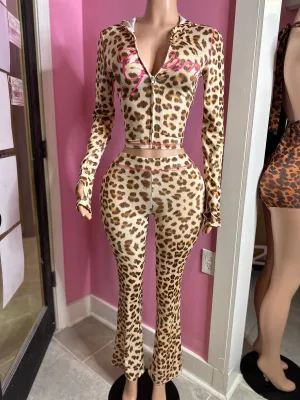 GiGi Leopard Print Tracksuit