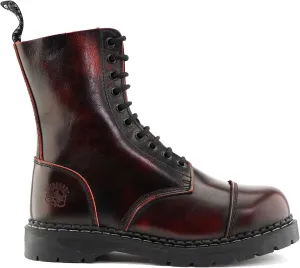 Grinders Unisex Stag ACS Leather Steel Toe Lace Up Boots