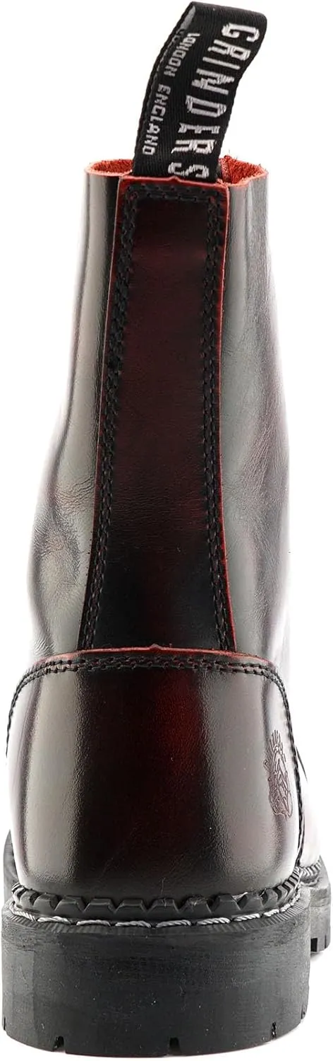 Grinders Unisex Stag ACS Leather Steel Toe Lace Up Boots