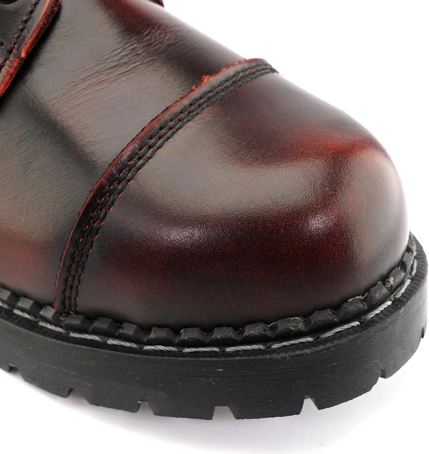 Grinders Unisex Stag ACS Leather Steel Toe Lace Up Boots