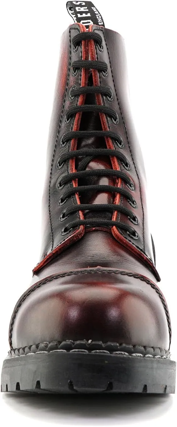 Grinders Unisex Stag ACS Leather Steel Toe Lace Up Boots