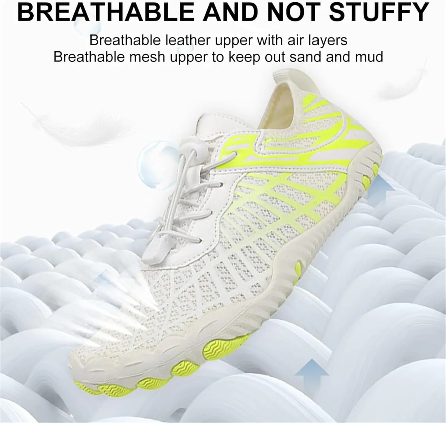 Hike Barefoot Shoes Women Men Healthy & Non-Slip Quick Dry Wide Toe Athletic Footwear Running Hiking Pool Beach Water Shoes Breathable Lightweight Walking Sneakers Unisex
