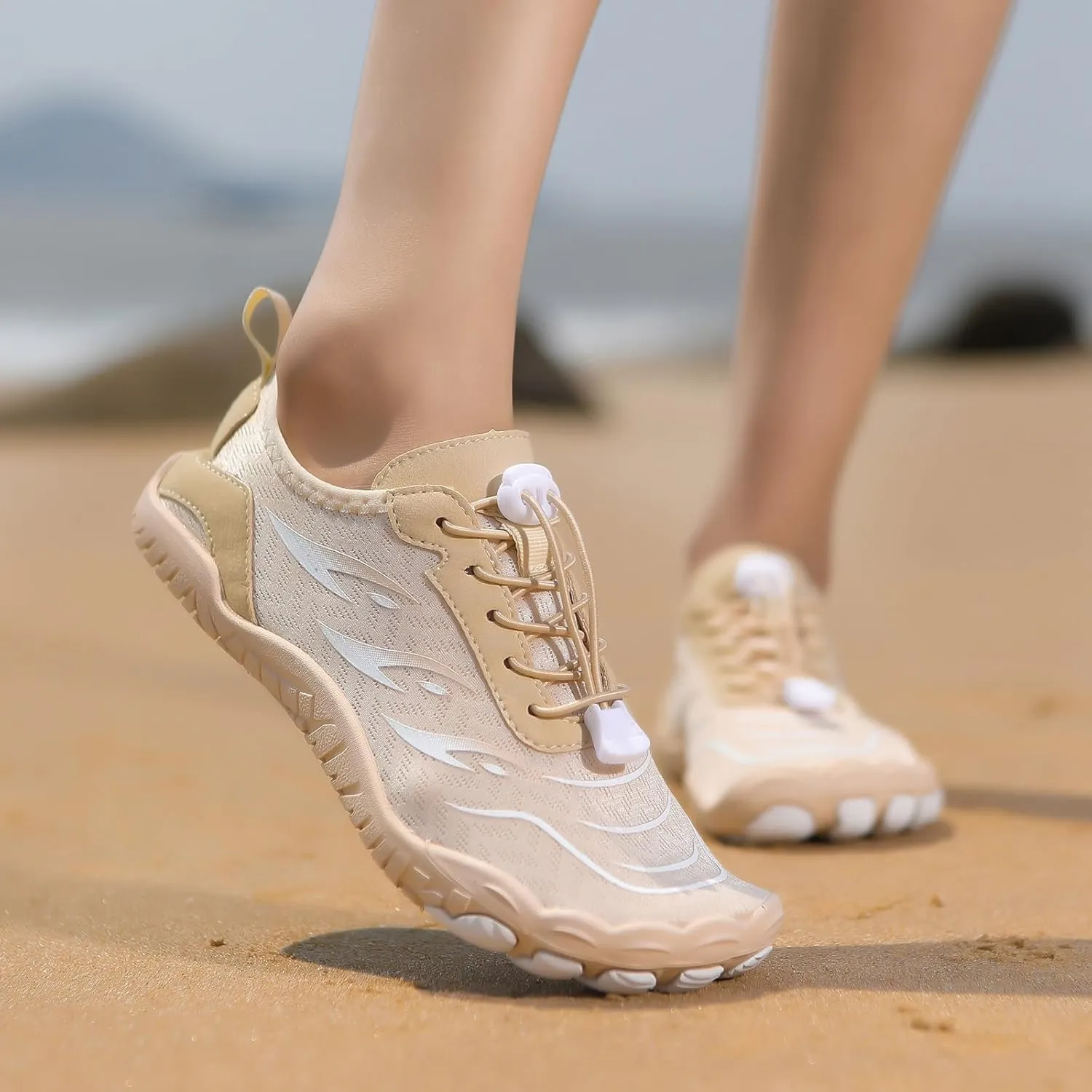 Hike Barefoot Water Shoes for Women Men Footwear Quick Dry Wide Toe Box Pro Beach Swim Athletic Sports Shoes Non-Slip Aqua Shoe Pool Hiking Walking Diving Surfing Breathable Hiking Footwear