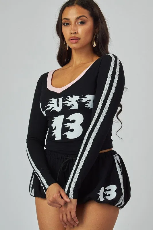 Lust 13 Bubble Shorts Set- Various Colors