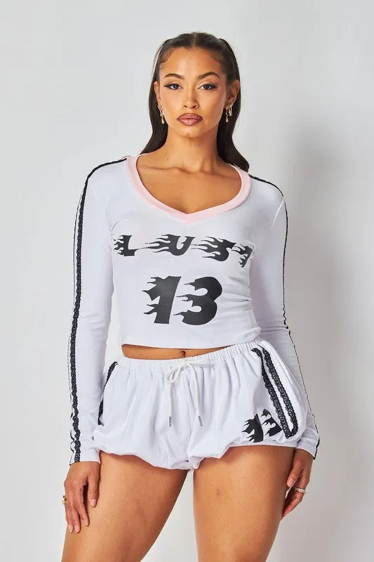 Lust 13 Bubble Shorts Set- Various Colors