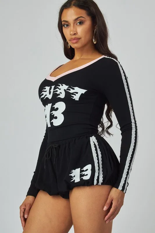Lust 13 Bubble Shorts Set- Various Colors
