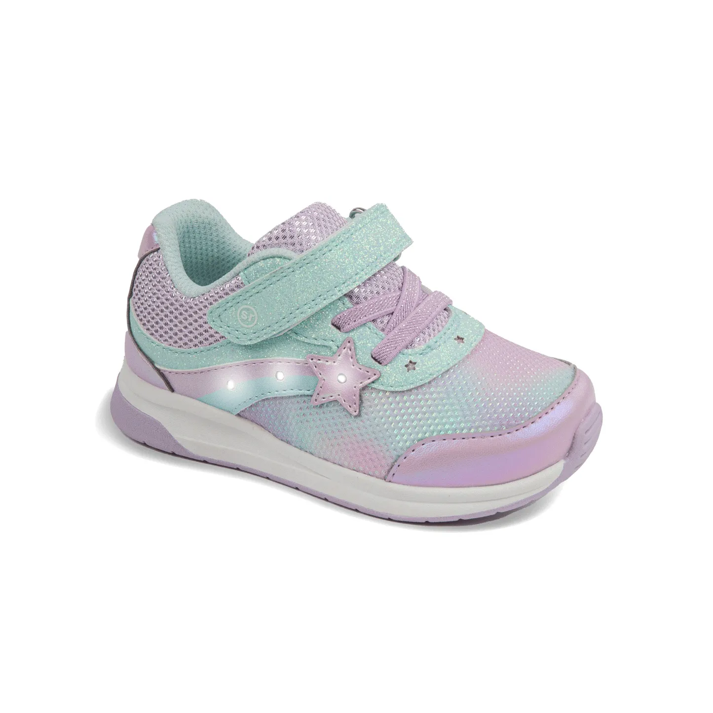 Stride Rite SR Starlight | Aqua Little Kids Light-Up Sneakers