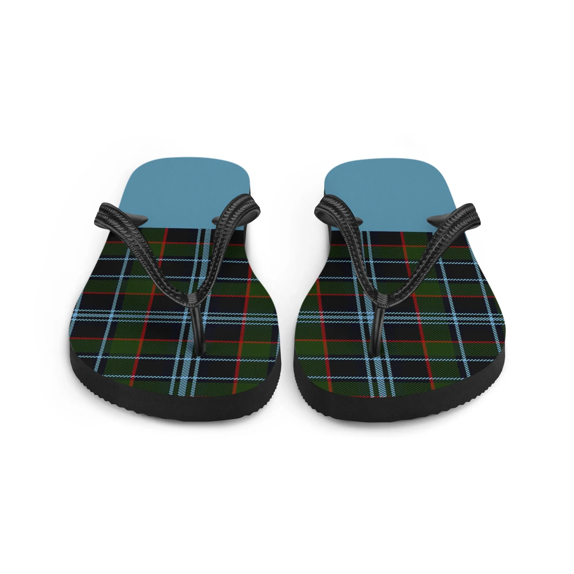 Tartan Blues Flip-Flops