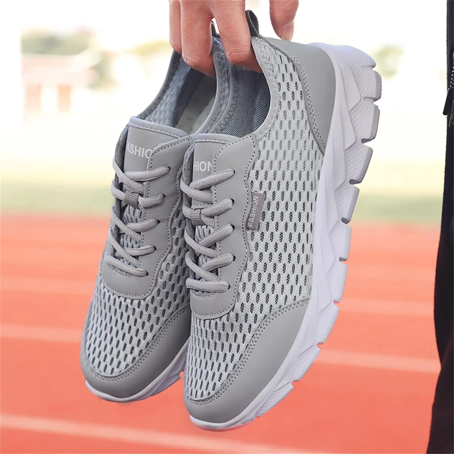 Women's Lace Up Walking Shoes Running Comfortable Tennis Slip On Shoes Women Lightweight Men Casual Shoes Wedge Sneakers Black Tennis Shoe Cross Trainer Shoe