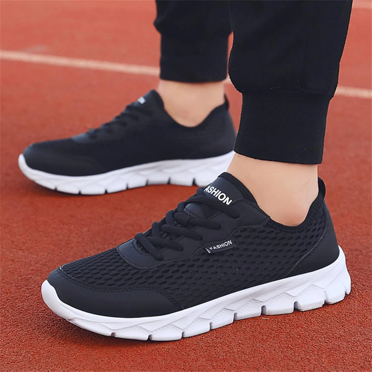 Women's Rhinestone Mesh Slip On Walking Shoes Fashion Breathable Walking Shoes Women Slip On Casual Black Shoes Dress Sneakers Black Tennis Shoe Cross Trainer Shoe