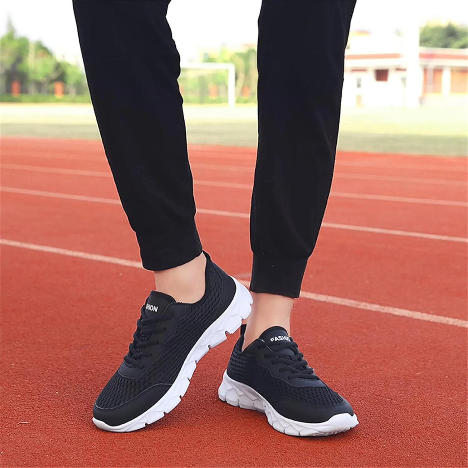 Women's Rhinestone Mesh Slip On Walking Shoes Fashion Breathable Walking Shoes Women Slip On Casual Black Shoes Dress Sneakers Black Tennis Shoe Cross Trainer Shoe