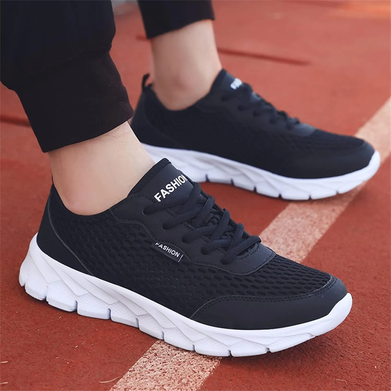 Women's Rhinestone Mesh Slip On Walking Shoes Fashion Breathable Walking Shoes Women Slip On Casual Black Shoes Dress Sneakers Black Tennis Shoe Cross Trainer Shoe