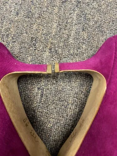 Women's VIA SPIGA Carola Fuschia Suede Pointed Toe Pumps  Sz: 7.5 
